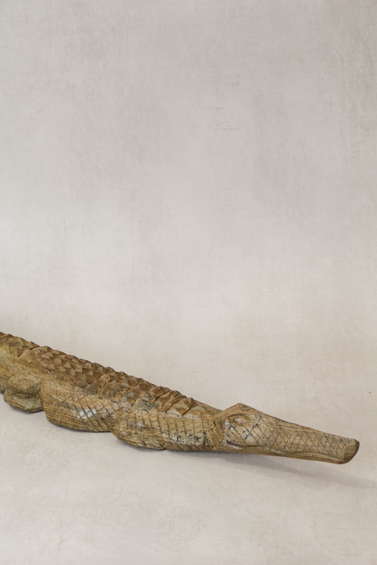 Zimbabwe Crocodile sculpture 56.1