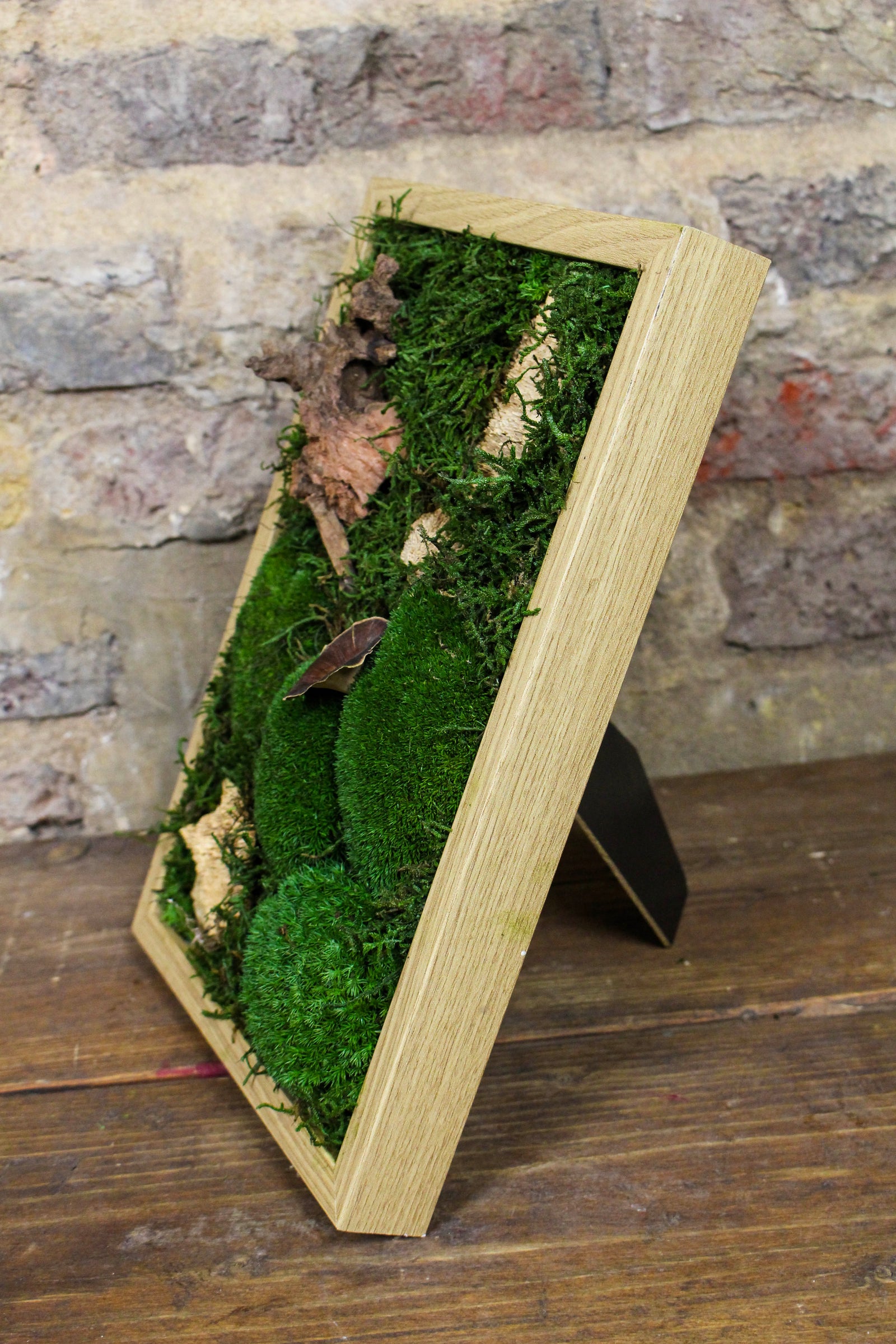 Preserved moss wall art styled in the home (FR88) — Botanical Boys