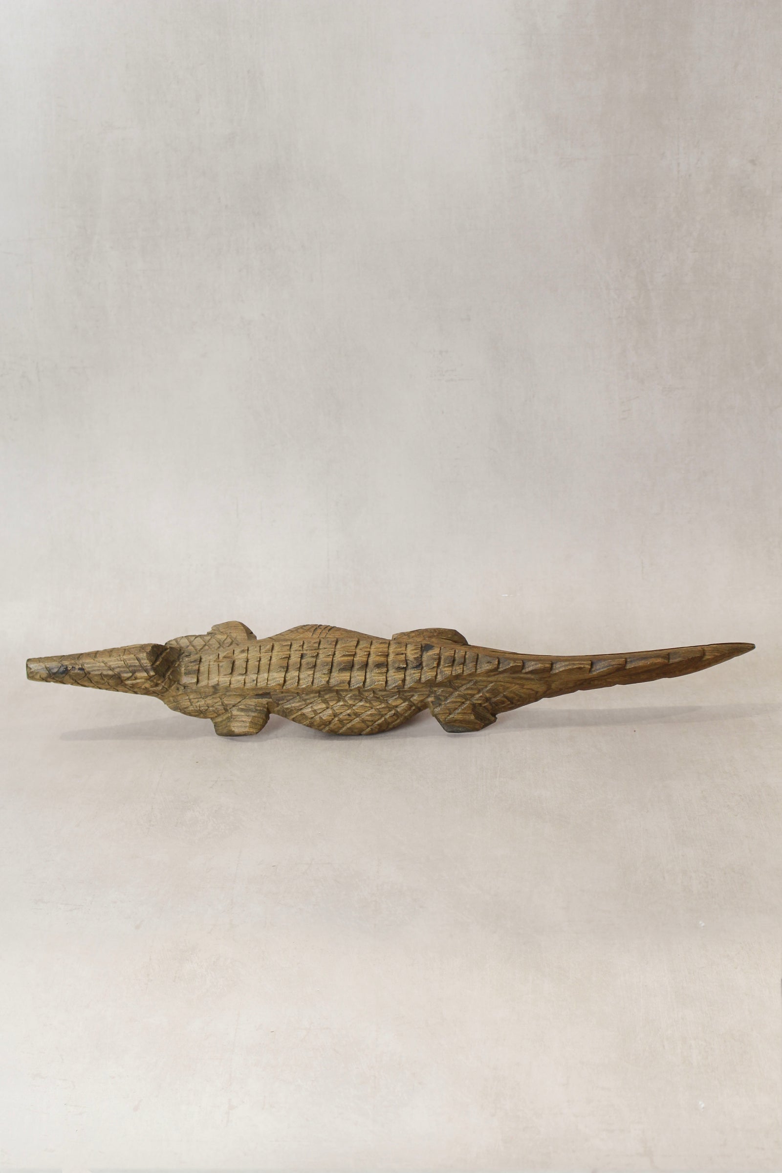 Zimbabwe Crocodile sculpture 56.4