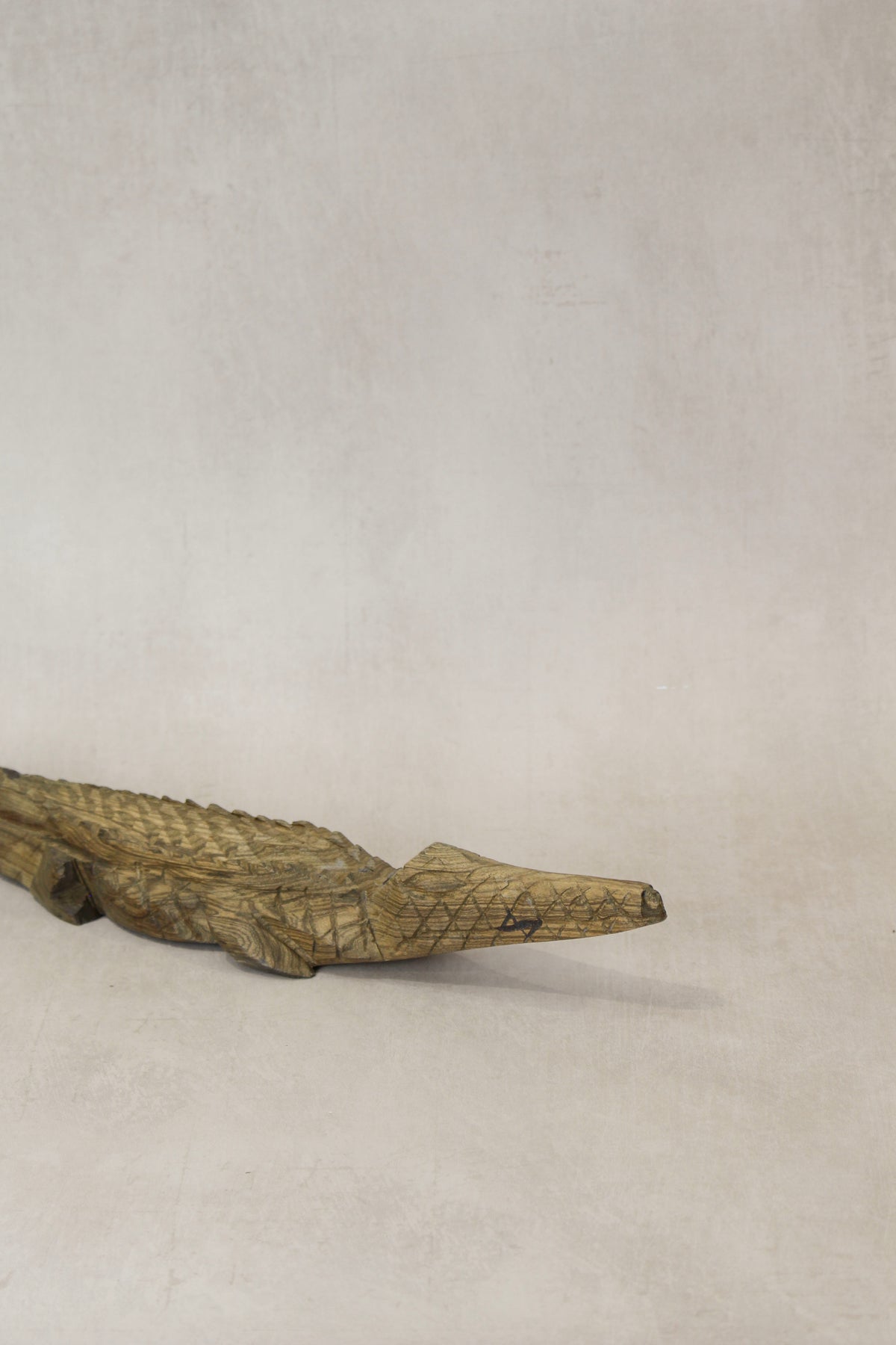 Zimbabwe Crocodile sculpture 56.4