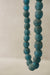 Ghana Glass Beads Necklace, Blue - 83.1