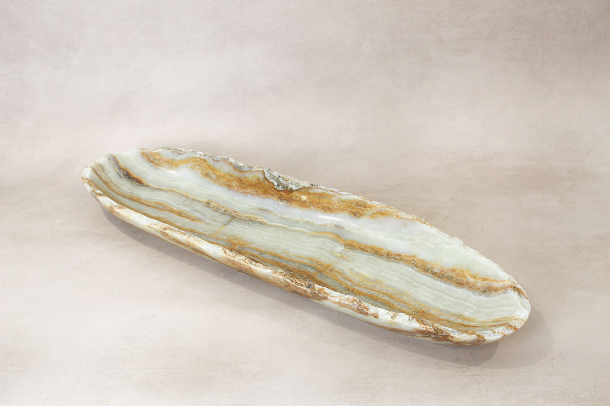 Premium Onyx Bowl Raw Edge POB 17