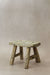 Vintage Rustic Elm Wood Stool - Small - No 21