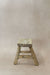 Vintage Rustic Elm Wood Stool - Small - No 21