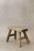 Vintage Rustic Elm Wood Stool - Small - No 22