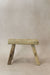 Vintage Rustic Elm Wood Stool - Small - No 22