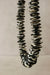 Kenya Beads Necklace - Flat beads black/white - 80.2