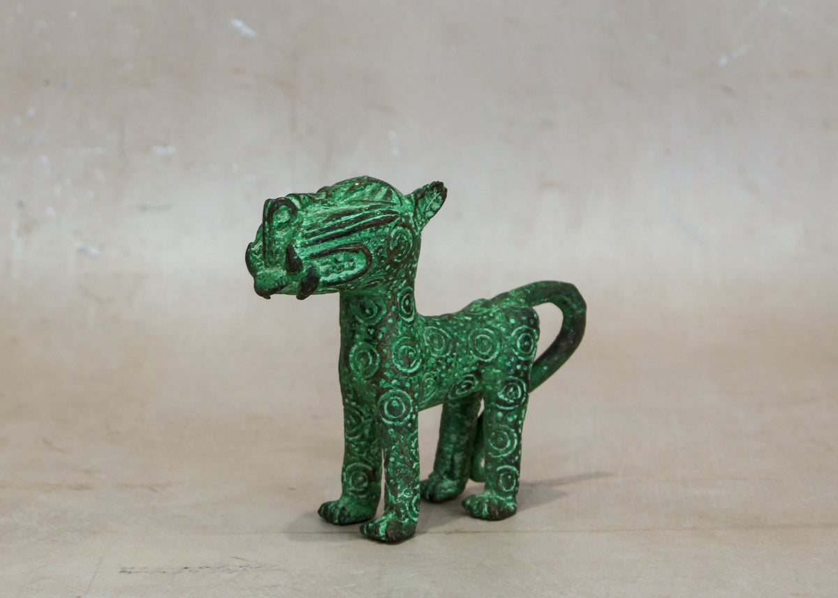 Benin Leopard sculpture - Bronze 1.1
