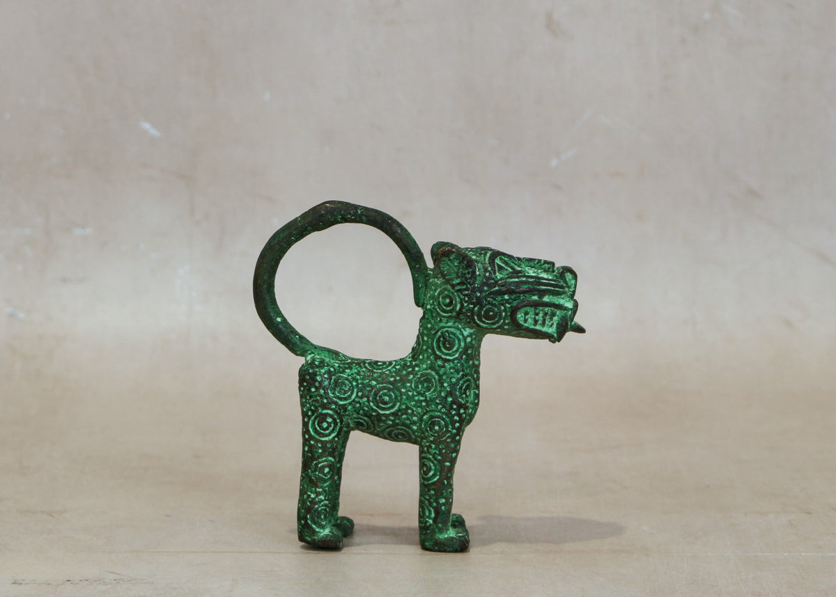 Benin Leopard sculpture - Bronze 1.2