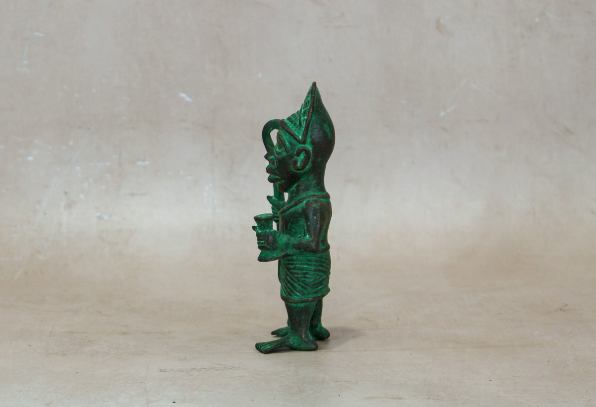 Benin Bronze Warrior 9.2