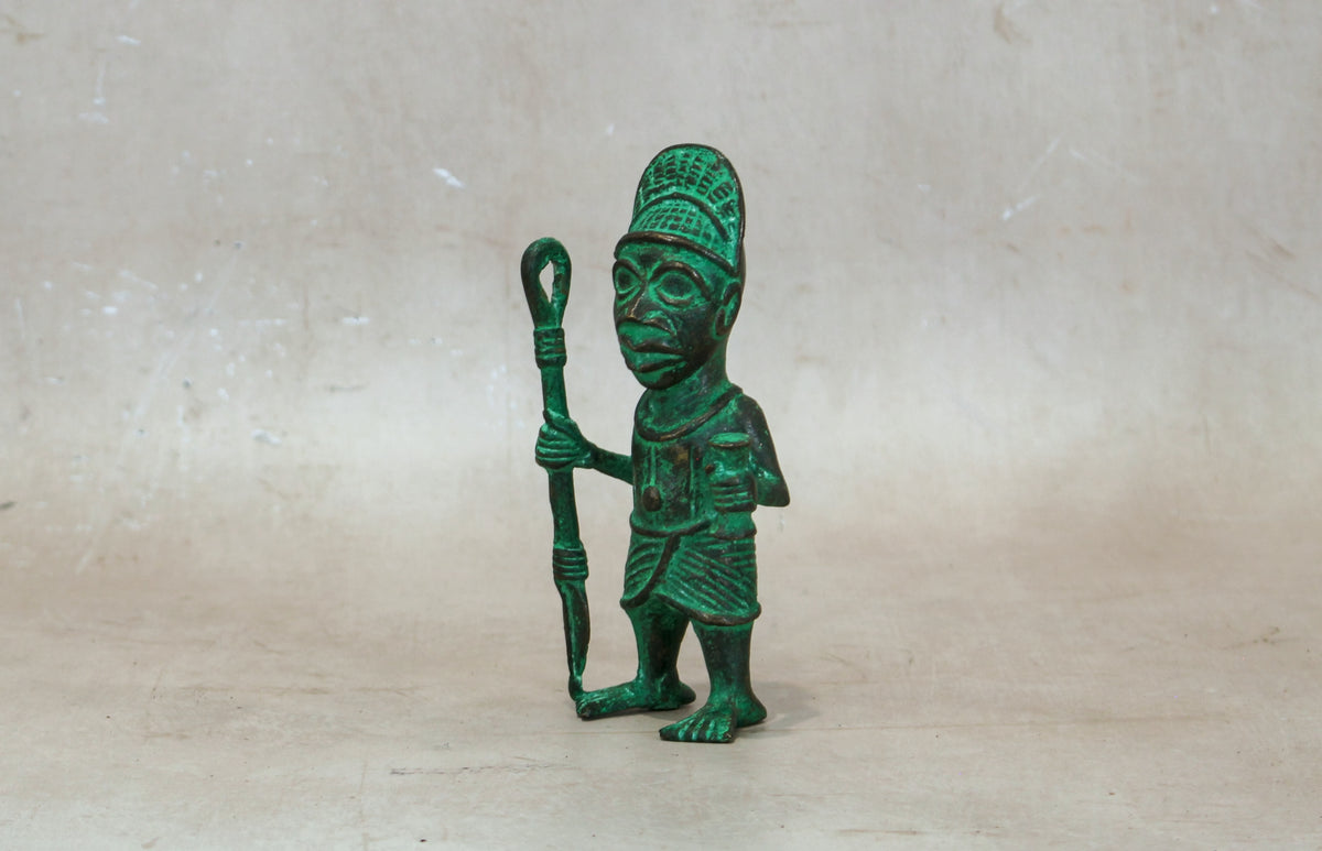 Benin Bronze Warrior 9.2