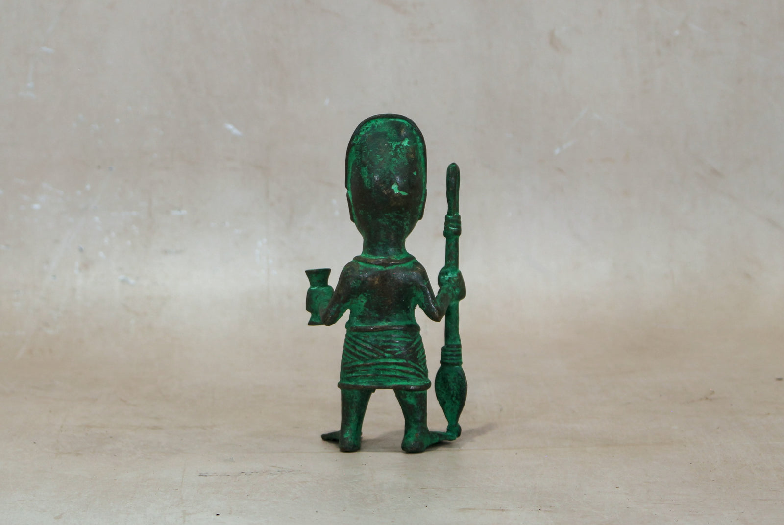 Benin Bronze Warrior 9.2