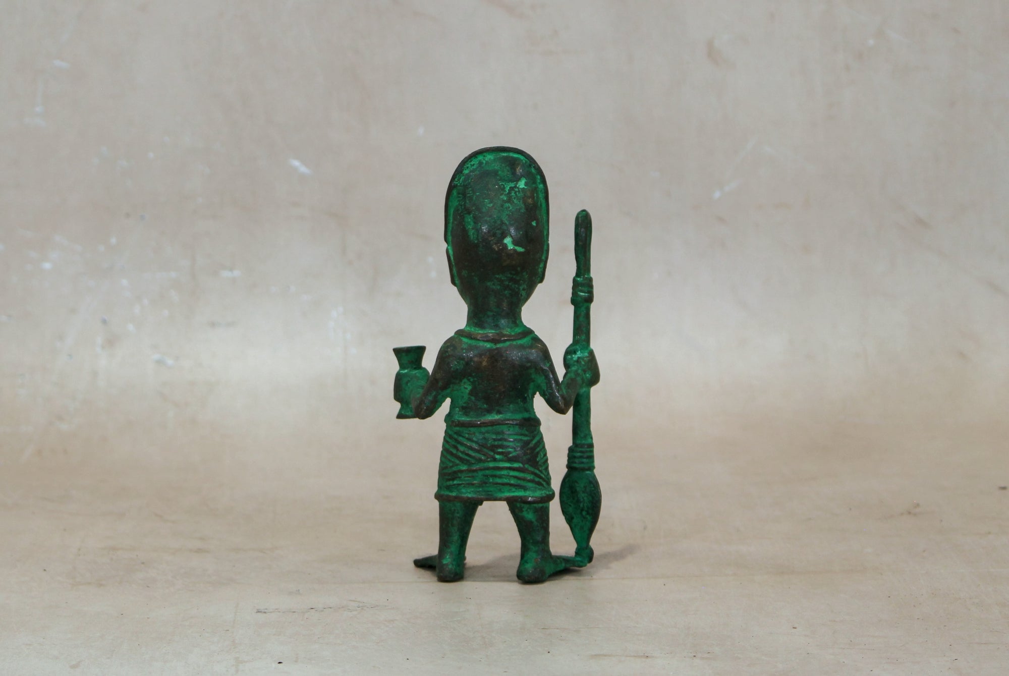 Benin Bronze Warrior 9.2