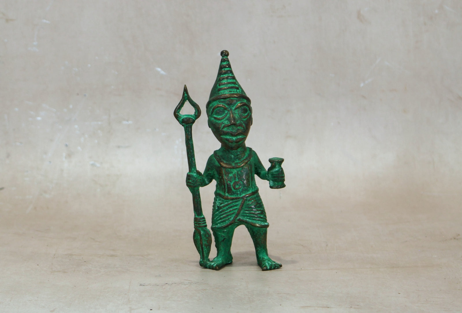 Benin Bronze Warrior 9.3