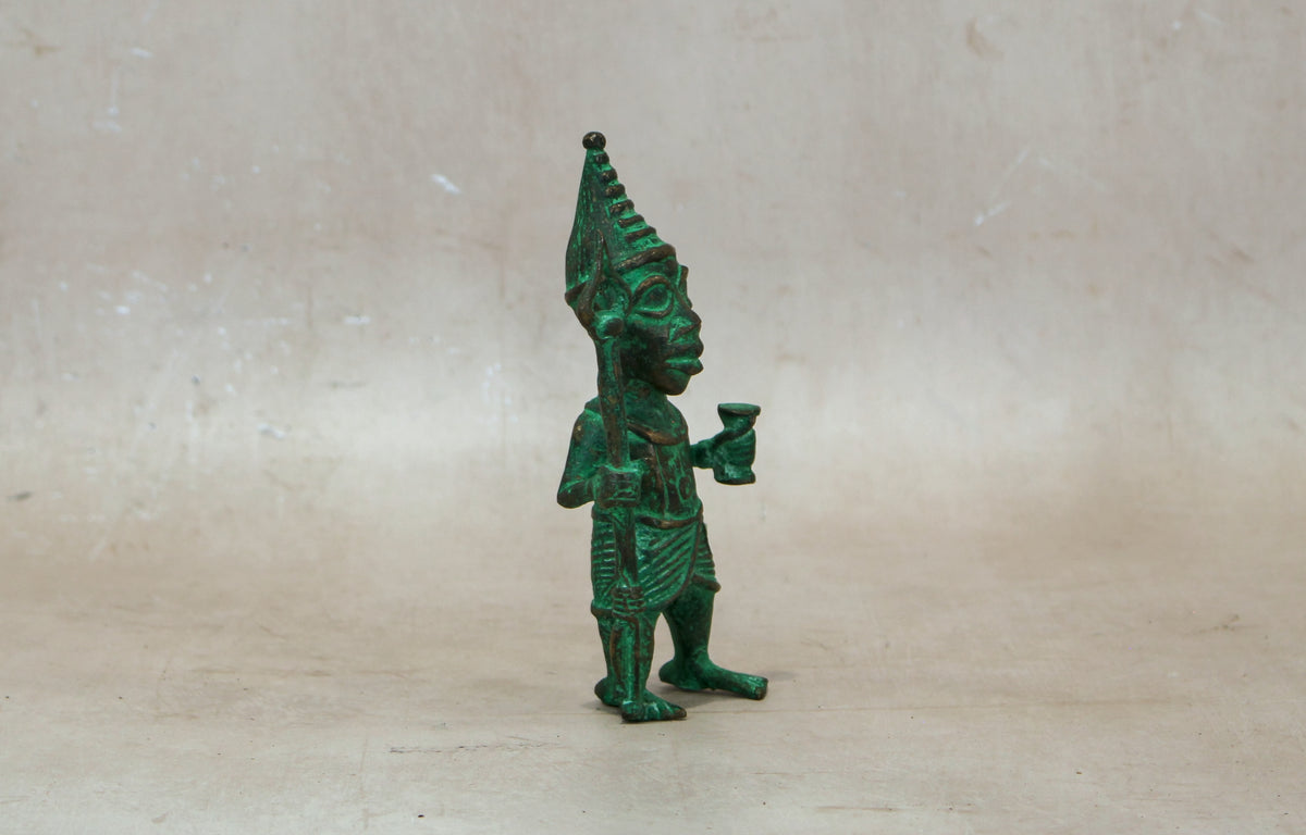 Benin Bronze Warrior 9.3