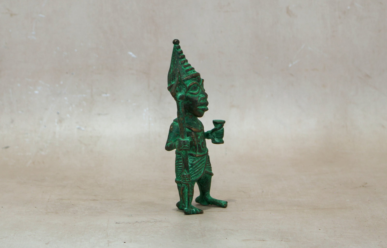 Benin Bronze Warrior 9.3