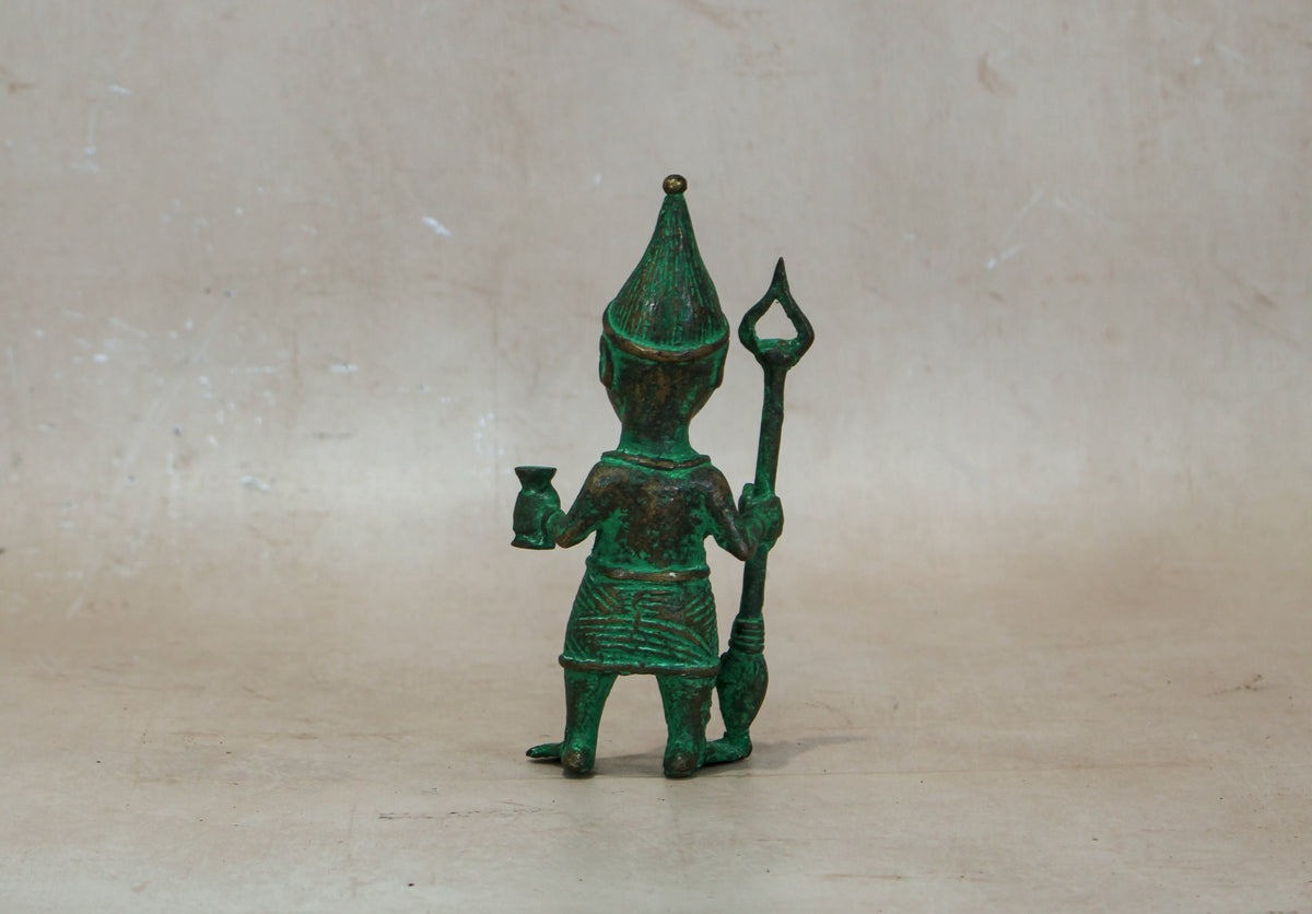 Benin Bronze Warrior 9.3