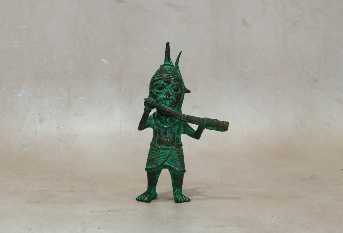 Benin Bronze Warrior 9.4