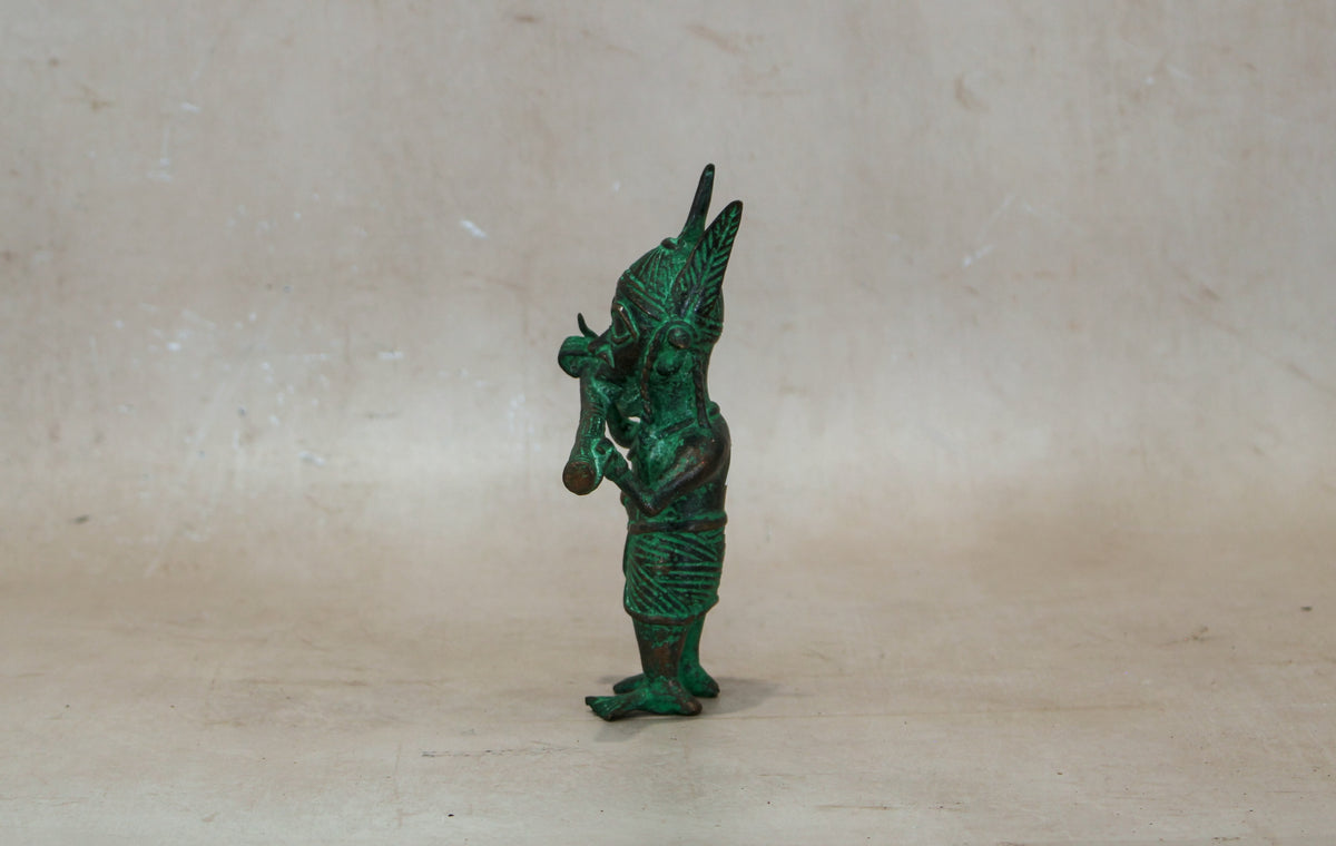 Benin Bronze Warrior 9.4