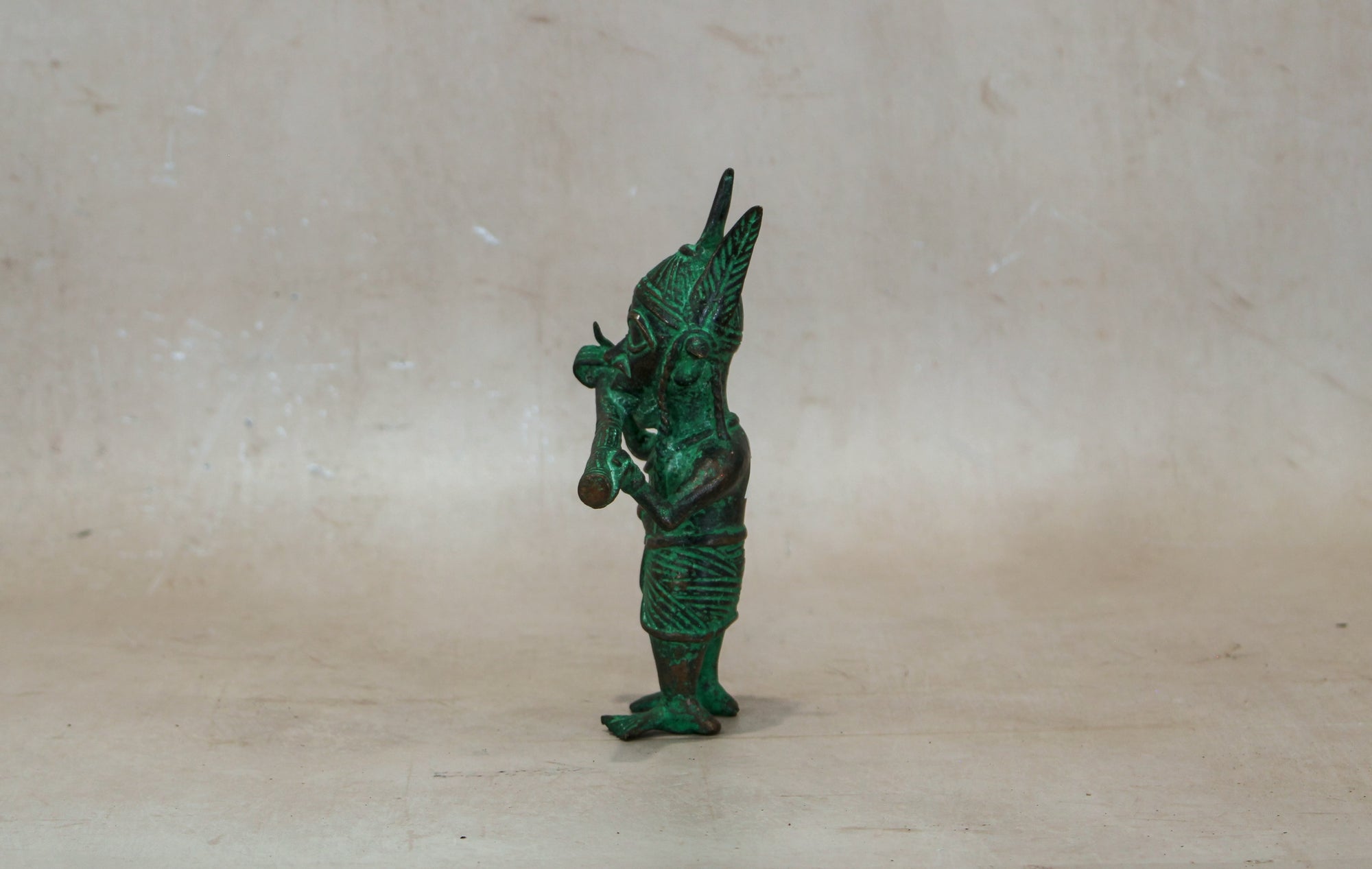 Benin Bronze Warrior 9.4
