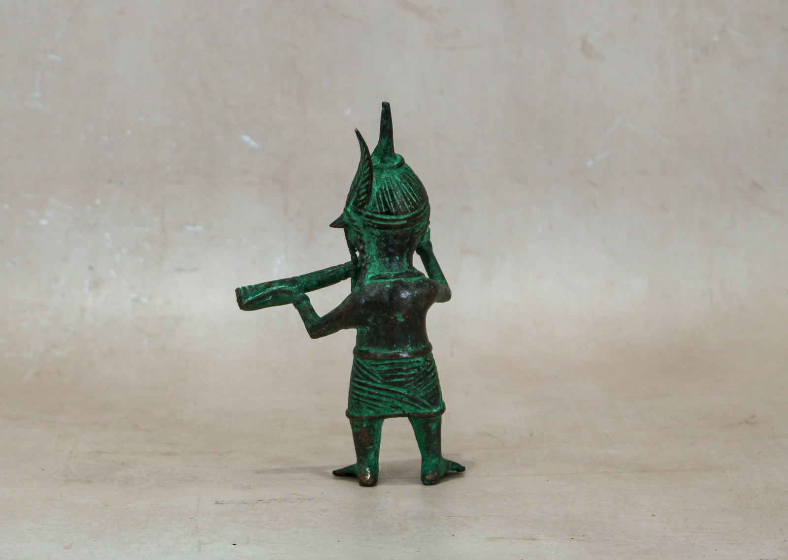 Benin Bronze Warrior 9.4