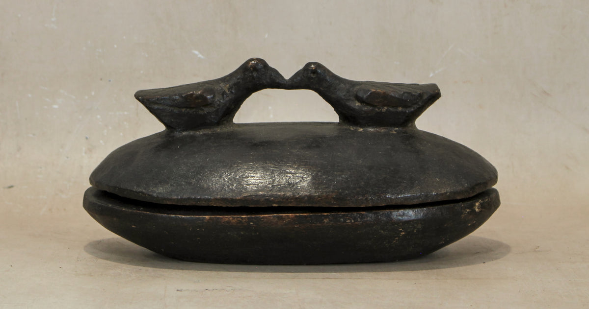 Lozi Bowl - Round Kissing Birds 21.8