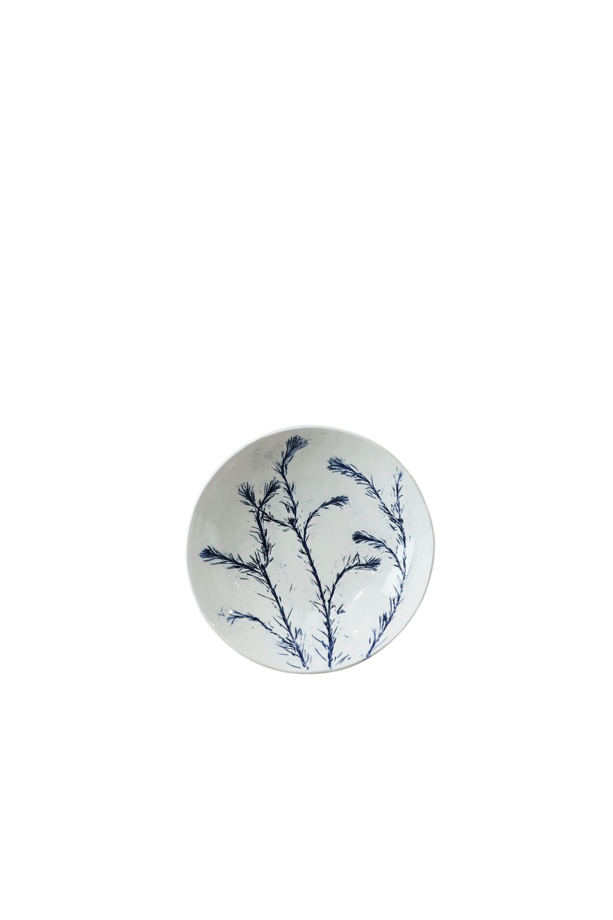 Cobalt Blue Fynbos Ceramic Plate - n°5