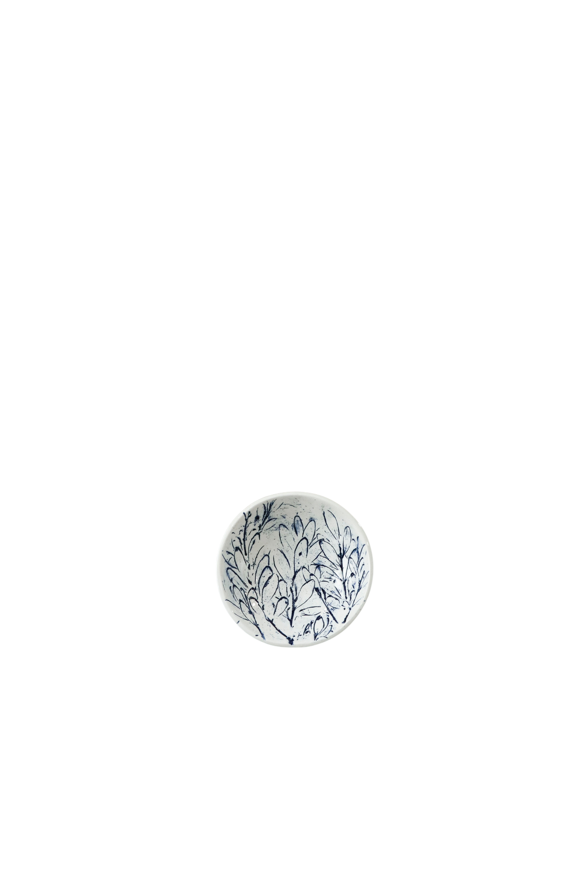 Cobalt Blue Fynbos Ceramic Plate - n°9
