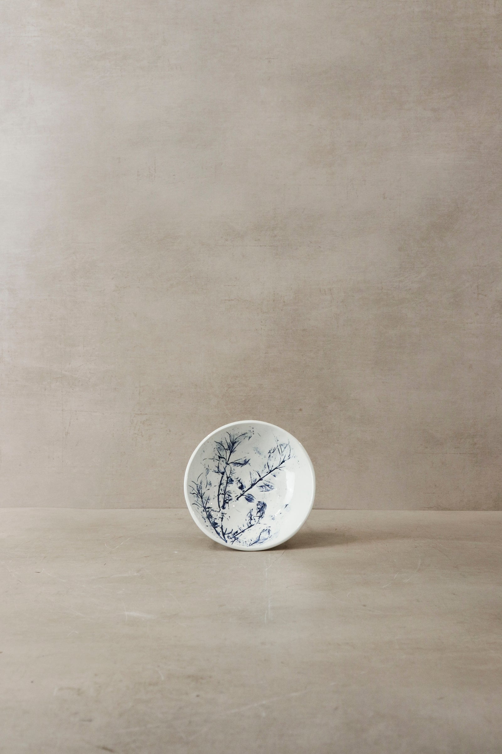 Cobalt Blue Fynbos Ceramic Plate - n°10