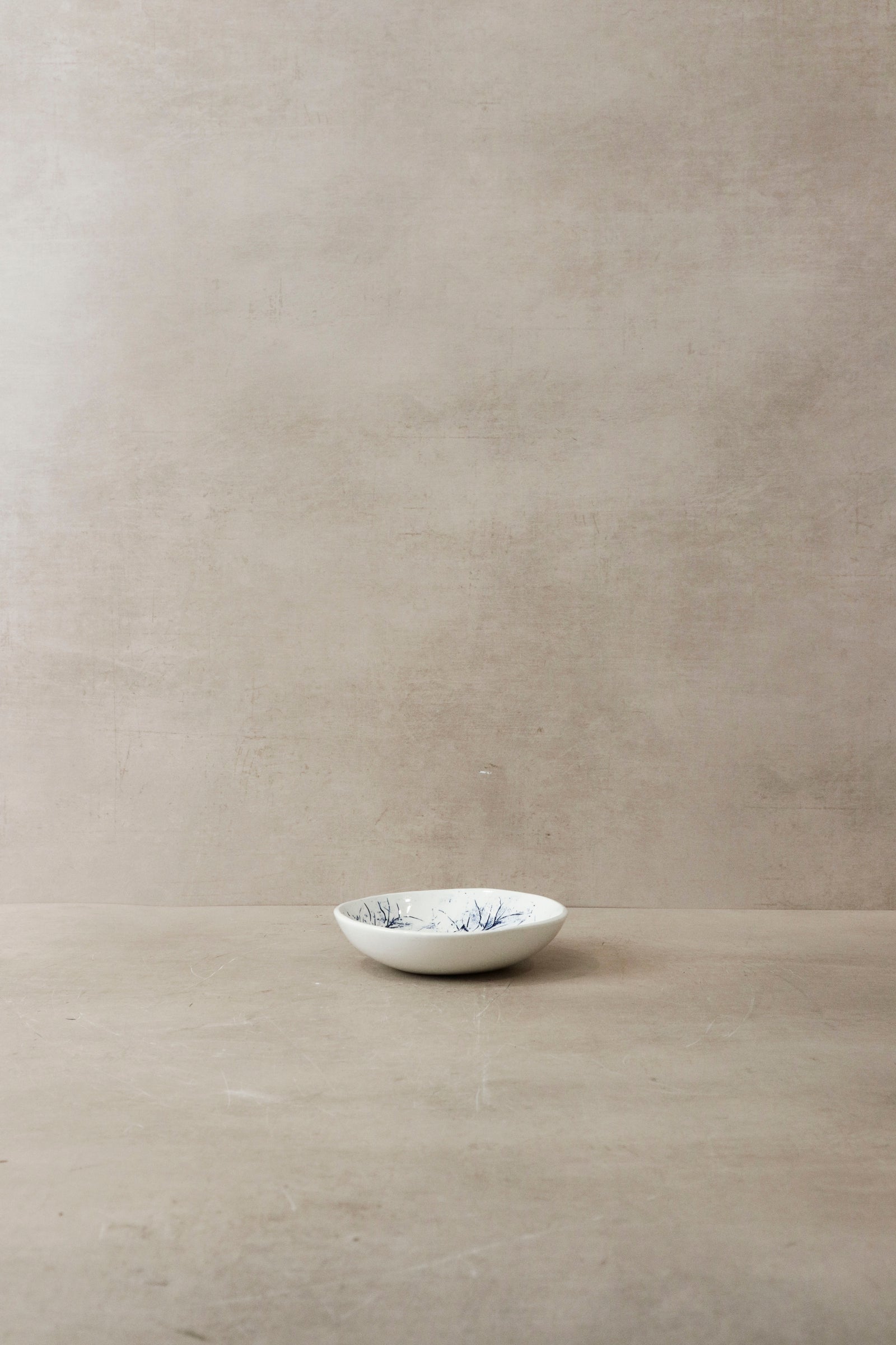 Cobalt Blue Fynbos Ceramic Plate - n°10