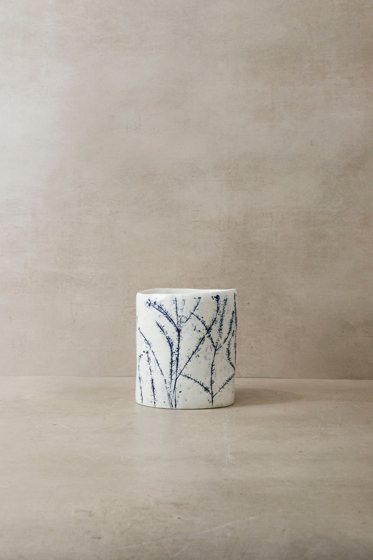 Cobalt Blue Fynbos Vase - n° 16