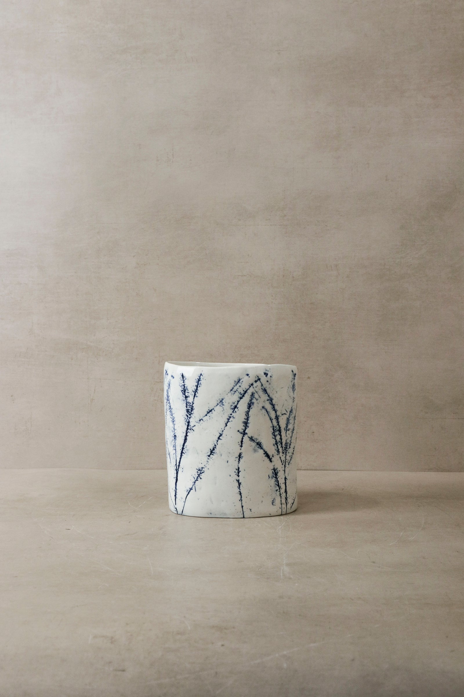 Cobalt Blue Fynbos Vase - n° 16