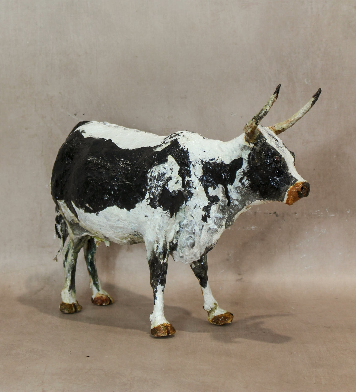 Paper Mache Nguni Cow - 185.3