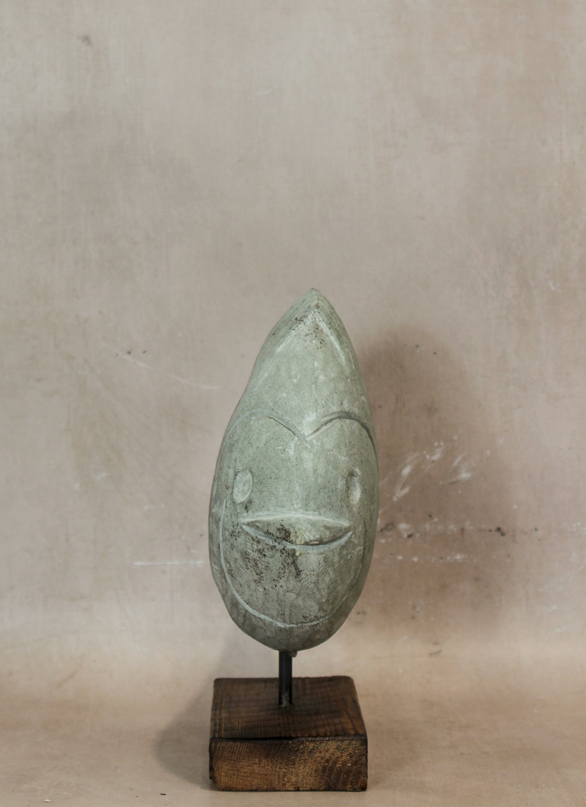 Stone Fish Sculpture - Zimbabwe - 159.1