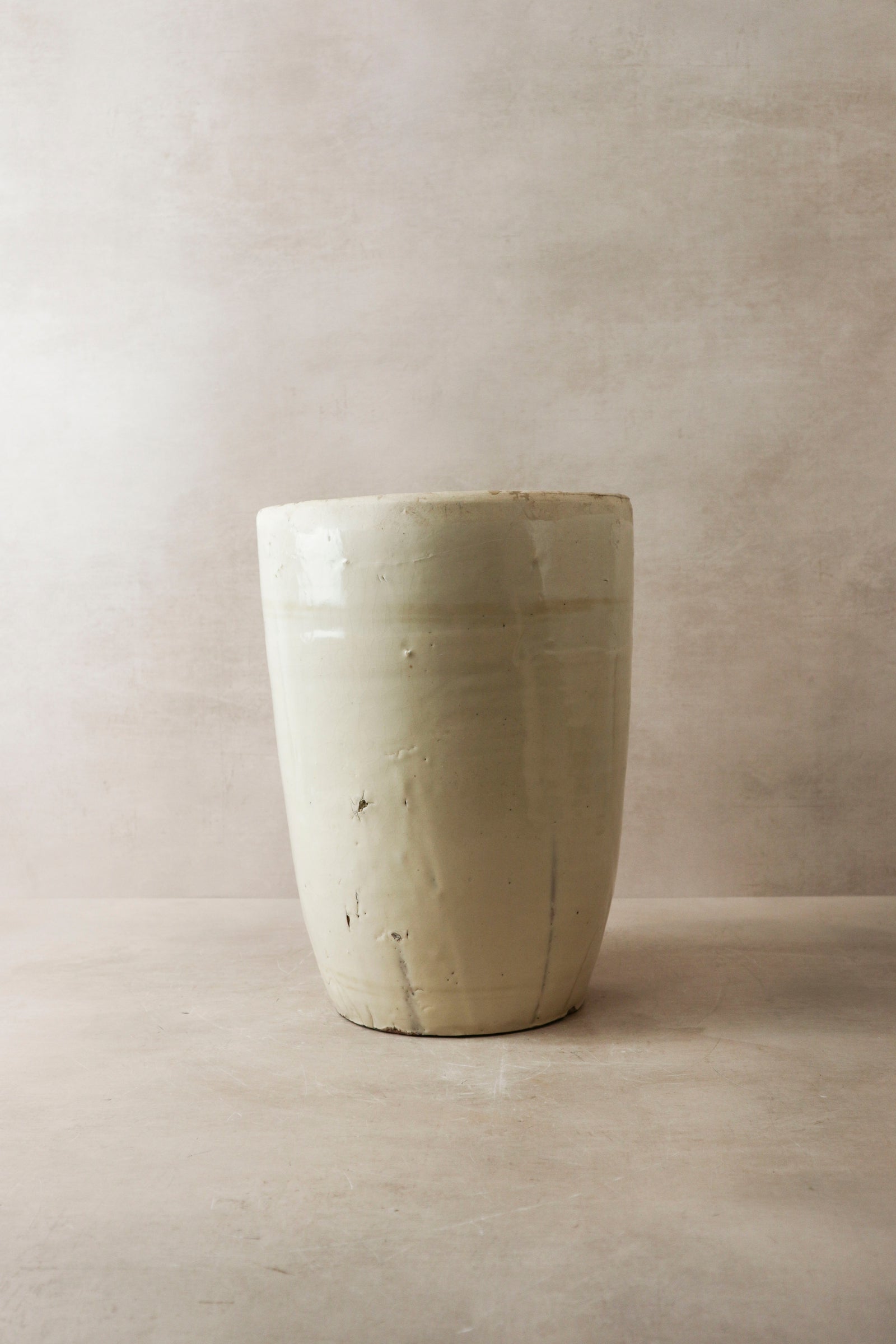 Vintage Glazed Chizou Flower Pot - 3