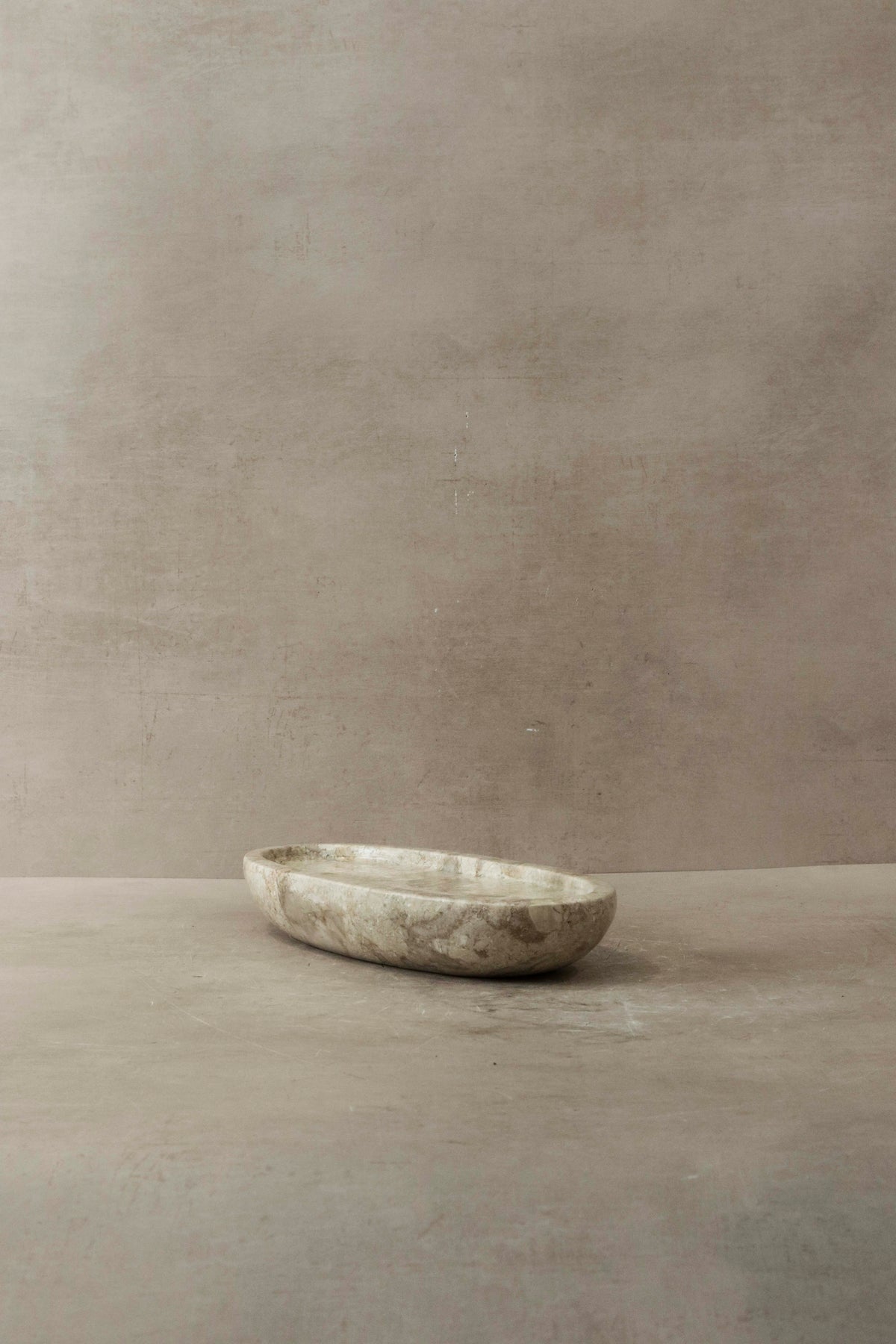 Handmade Marble Oval Dish No 1