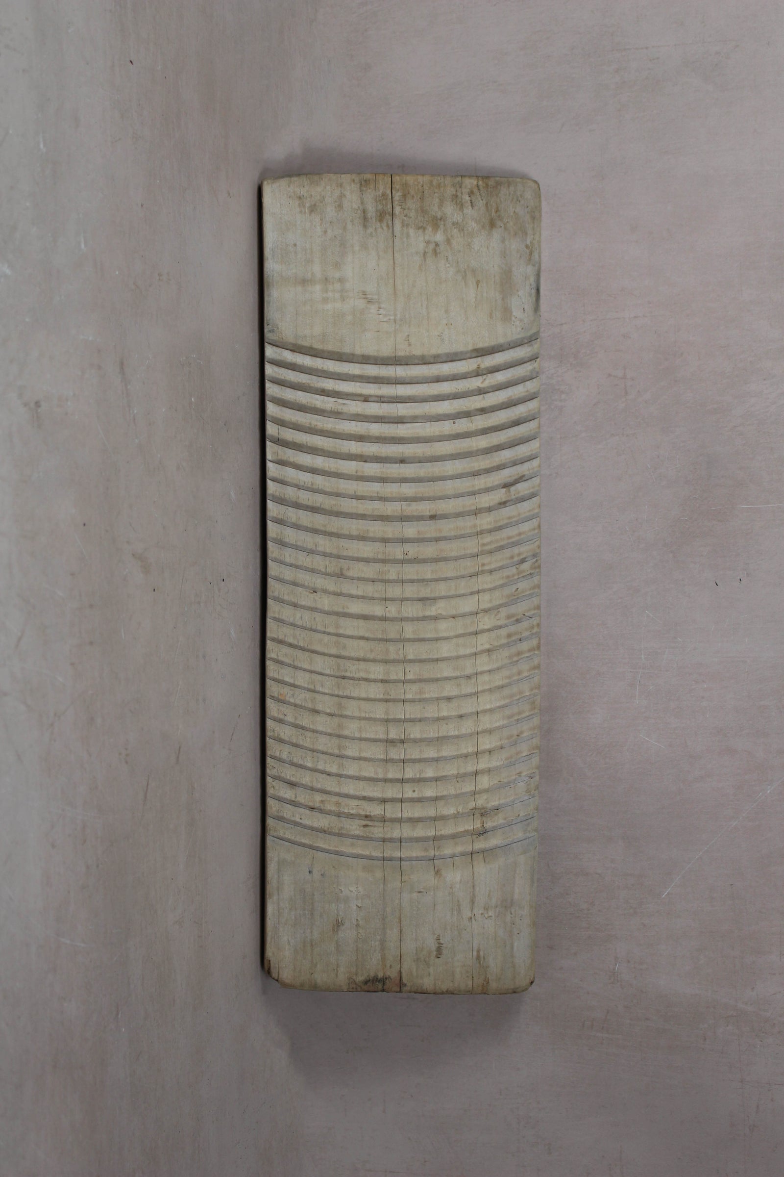 Vintage Elm Wooden Washboard - 26