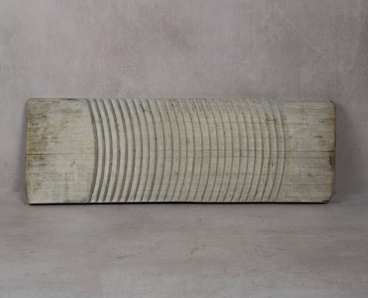 Vintage Elm Wooden Washboard - 26