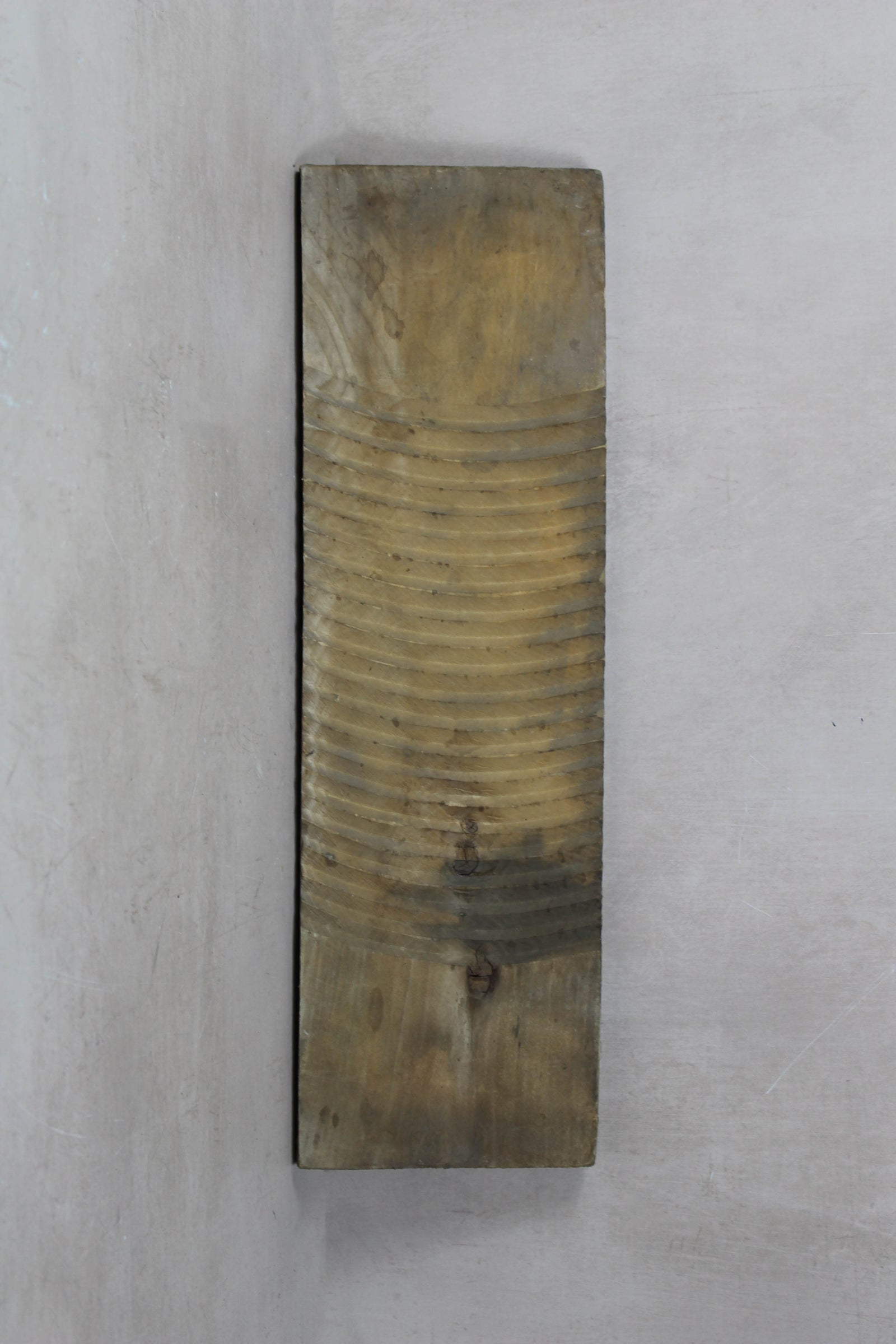 Vintage Elm Wooden Washboard - 25