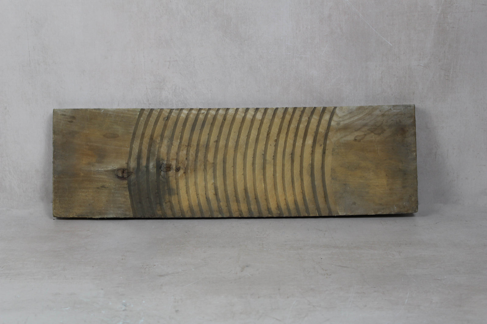 Vintage Elm Wooden Washboard - 25