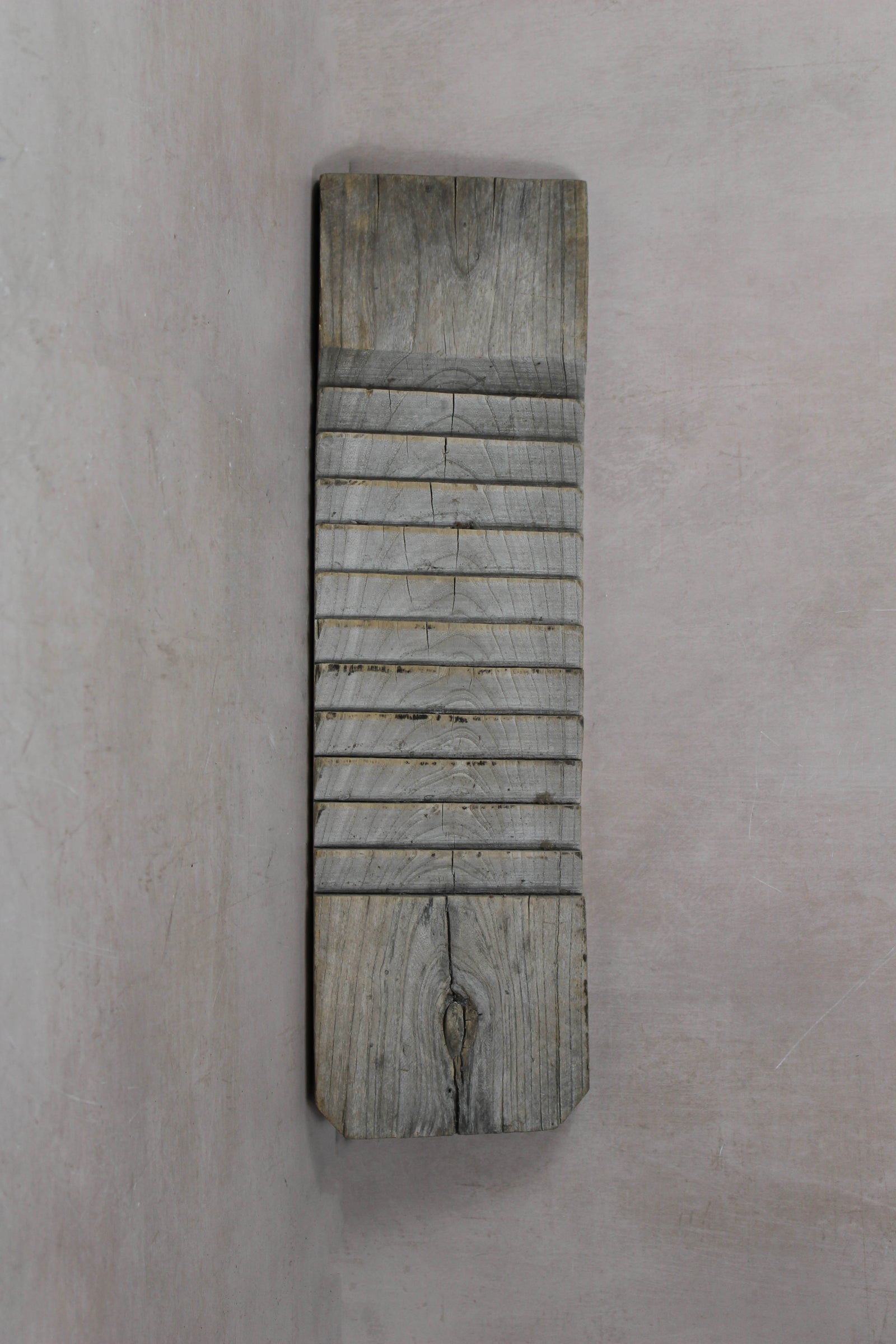 Vintage Elm Wooden Washboard - 24