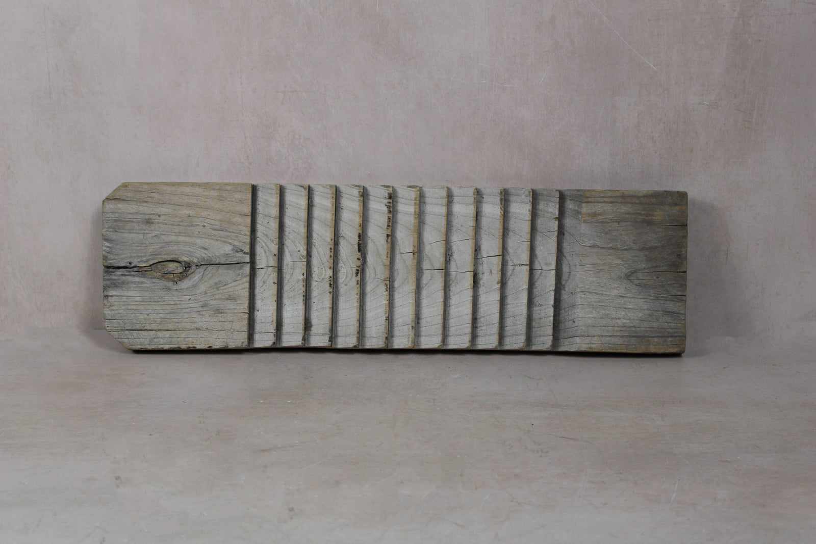 Vintage Elm Wooden Washboard - 24