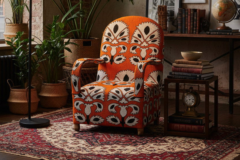 Yoruba Royal Beaded Chair 85.1