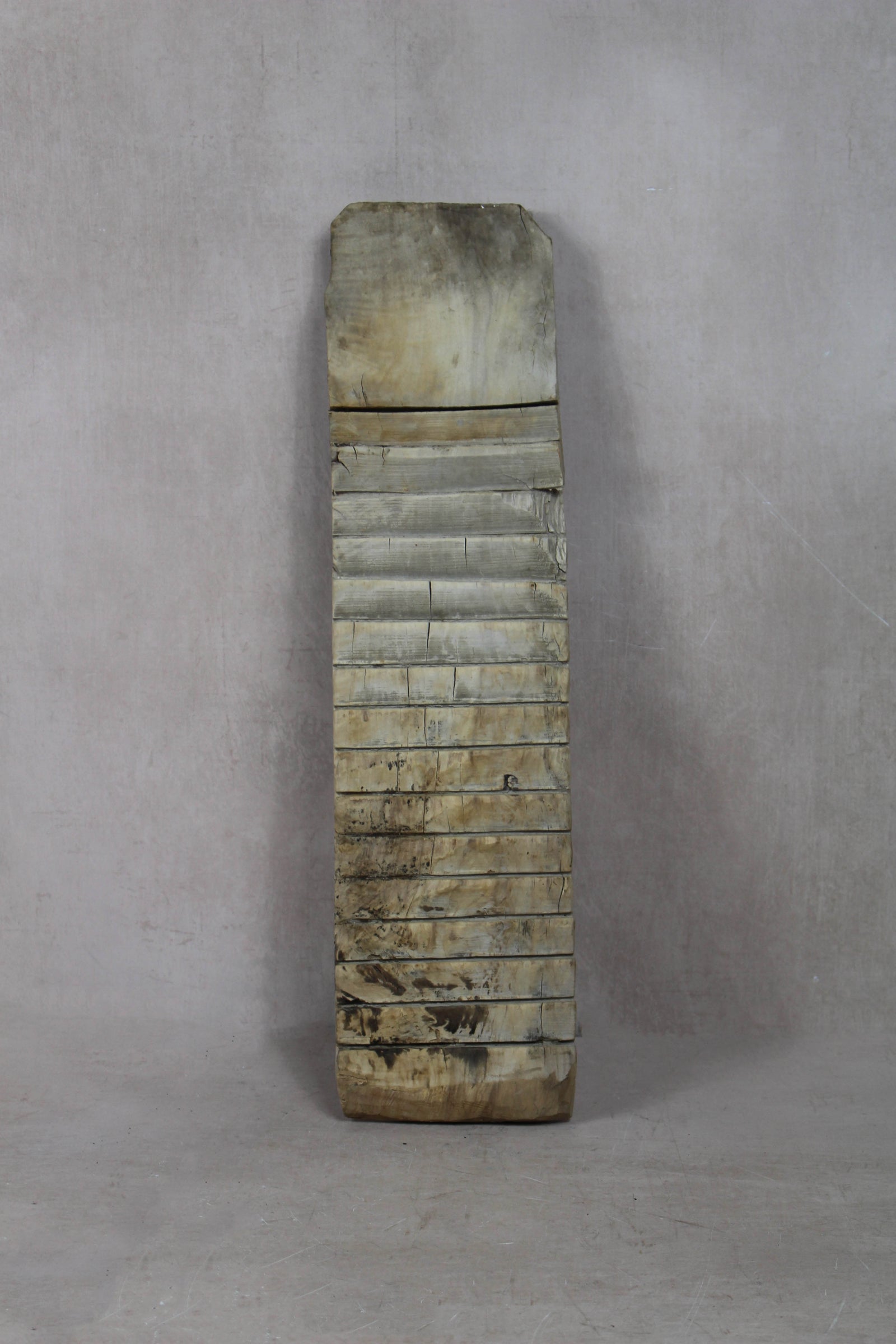 Vintage Elm Wooden Washboard - 27