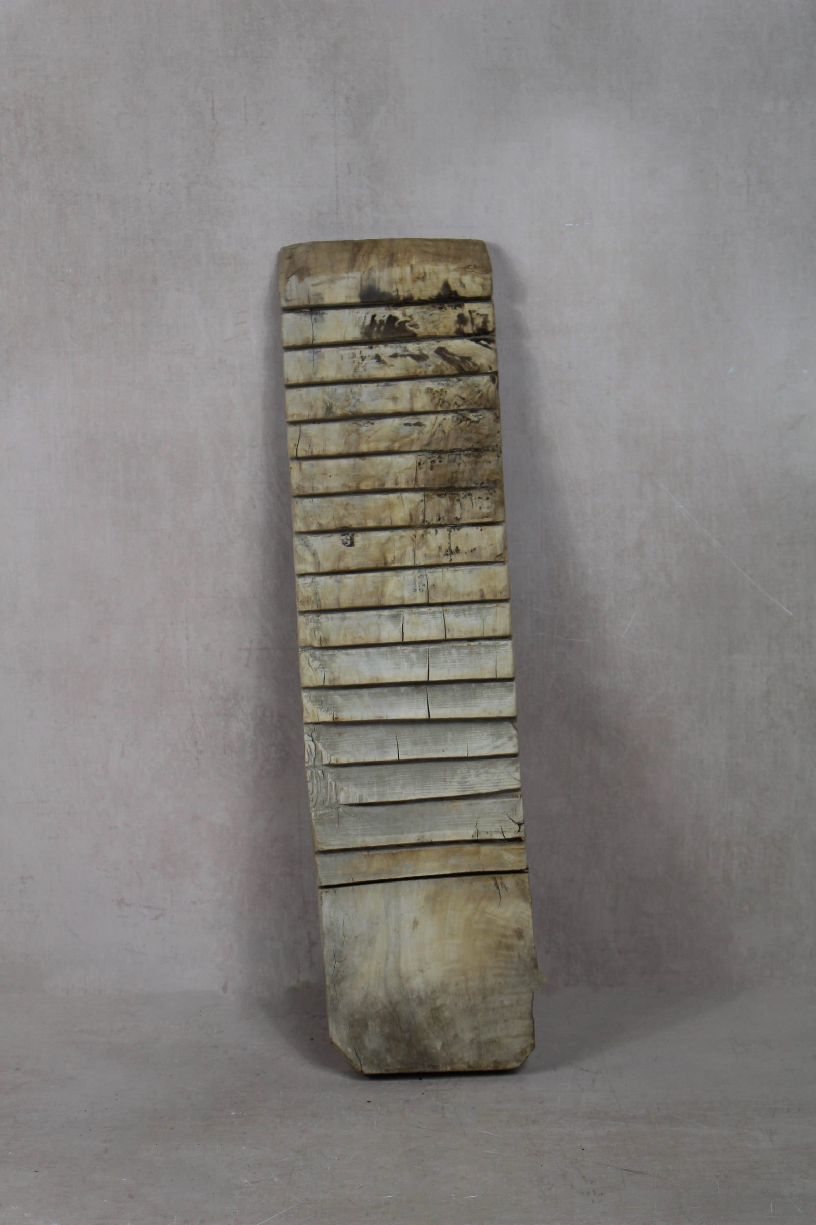 Vintage Elm Wooden Washboard - 27