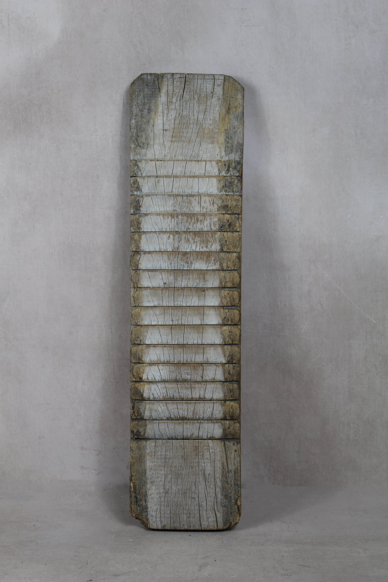 Vintage Elm Wooden Washboard - 30