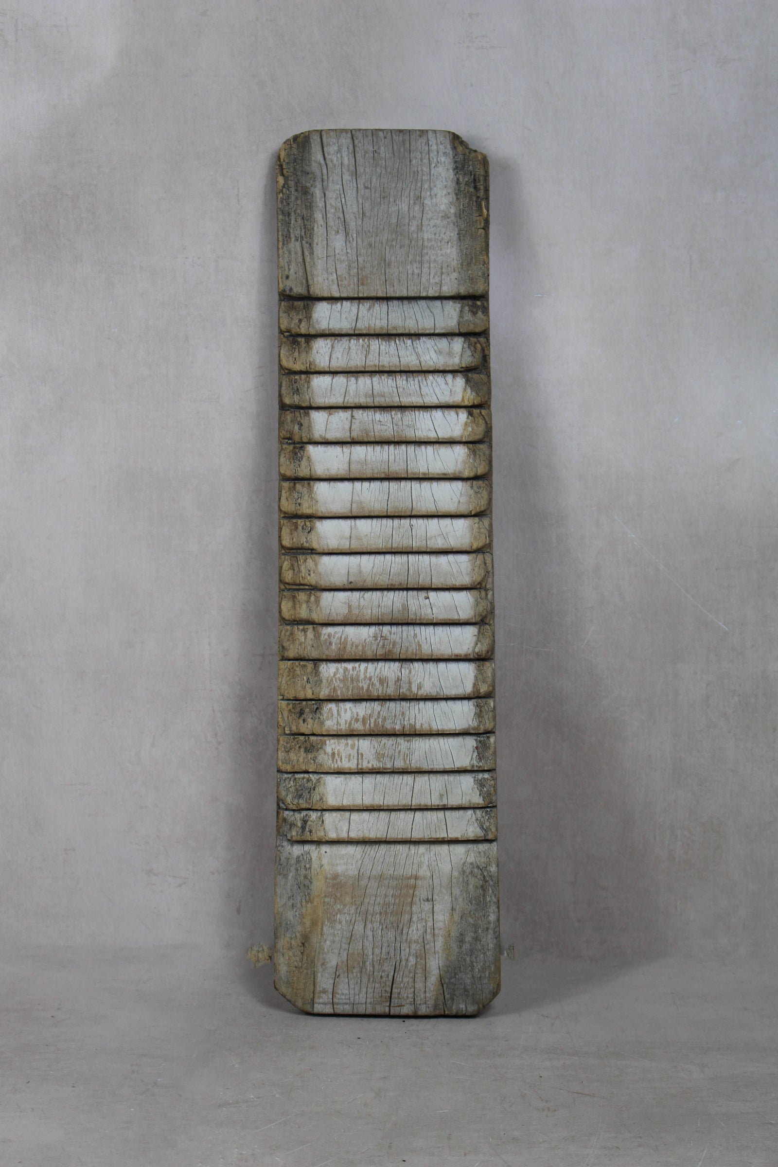 Vintage Elm Wooden Washboard - 30