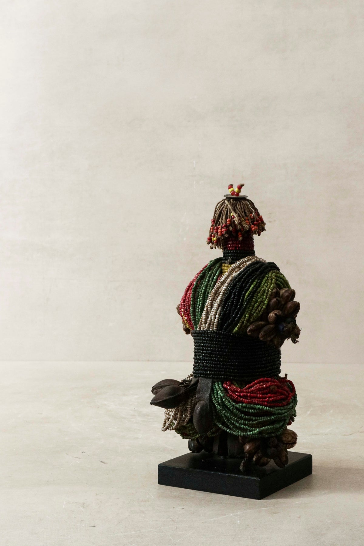 Vintage Namji doll, Cameroon — front view