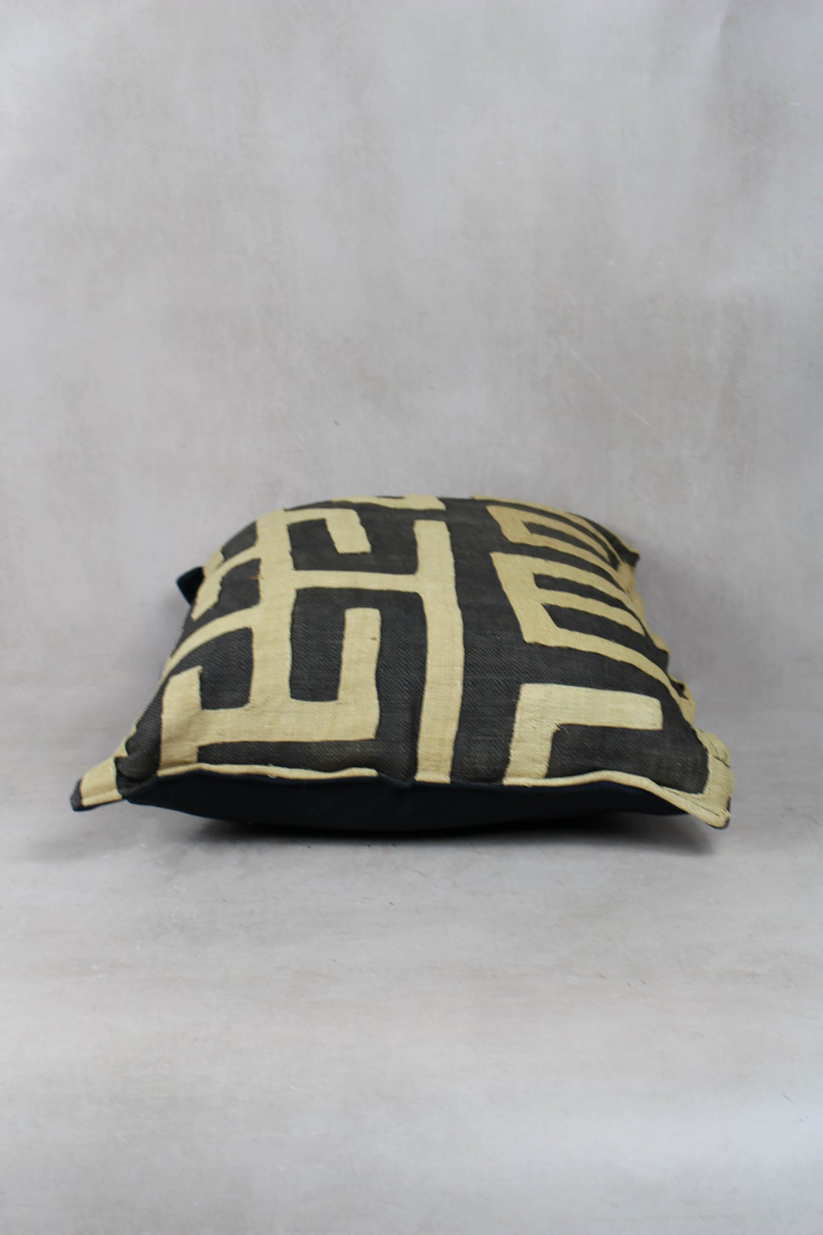 Vintage Kuba cloth cushion — another view