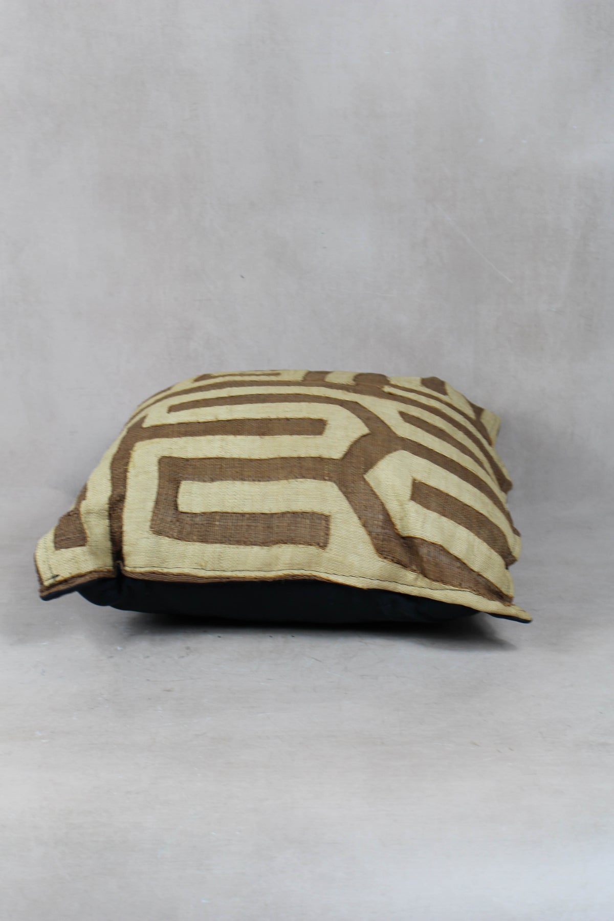 Vintage Kuba cloth cushion — another view